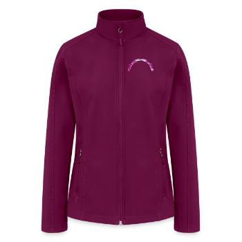 Queer AF - Women’s Soft Shell Jacket - raspberry - Front
