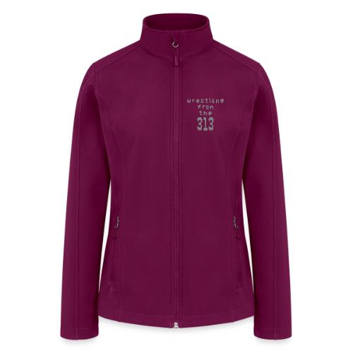 Wrestling from the 313 (Grey) - Women’s Soft Shell Jacket