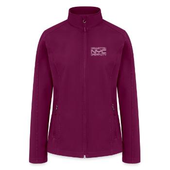 NYC MANHATTAN DREAM CITY - Women’s Soft Shell Jacket - raspberry - Front