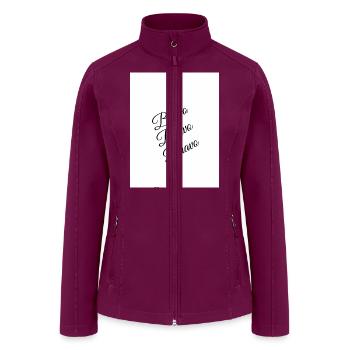 Bravo tshirt design - Women’s Soft Shell Jacket - raspberry - Front
