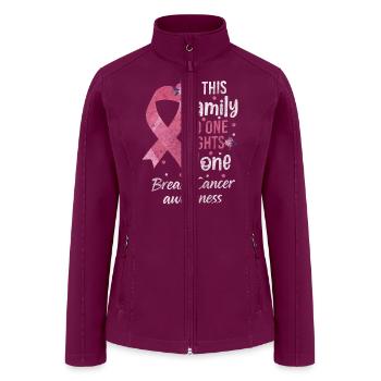 Cancer Cancer Screening Sick - Women’s Soft Shell Jacket - raspberry - Front