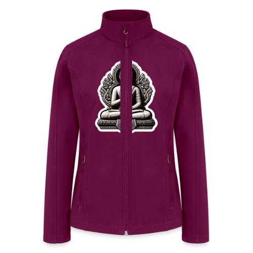 The Buddha Displaying Hand Mudra - Women’s Soft Shell Jacket