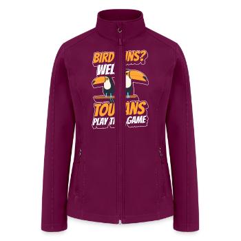 Toucan Parrot Colorful - Women’s Soft Shell Jacket - raspberry - Front