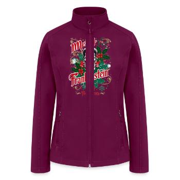 DR Frank Merry Christmas - Women’s Soft Shell Jacket - raspberry - Front