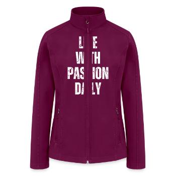 Inspirational and Motivational Quotes for Success - Women’s Soft Shell Jacket - raspberry - Front