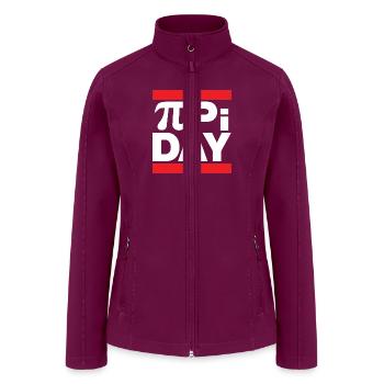 Pi Day - Women’s Soft Shell Jacket - raspberry - Front