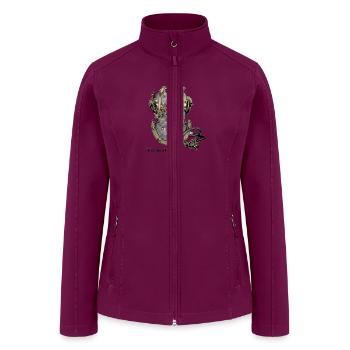 Vintage Mark V Helium Diving Helmet for Divers URM - Women’s Soft Shell Jacket - raspberry - Front