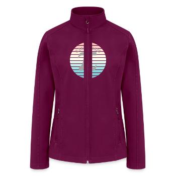 math pi - Women’s Soft Shell Jacket - raspberry - Front
