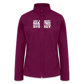 Marine Biology Marine Biologist - Women’s Soft Shell Jacket - raspberry - Front