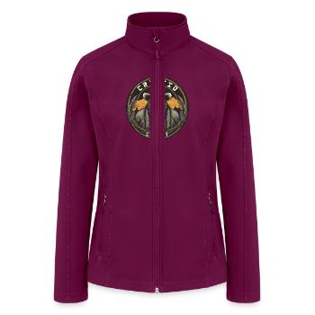 Cryptid Cowboy - Women’s Soft Shell Jacket - raspberry - Front