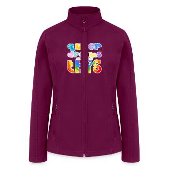 Queer dreams are made of this - Women’s Soft Shell Jacket - raspberry - Front