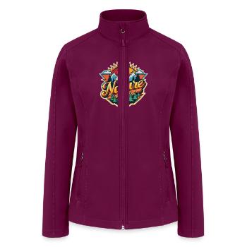 Explore without Limits: T-Shirt for Those Who Love - Women’s Soft Shell Jacket - raspberry - Front