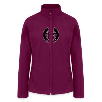 Tees - Women’s Soft Shell Jacket - raspberry - Front