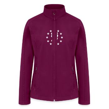 8647 Anti Trump - Women’s Soft Shell Jacket - raspberry - Front