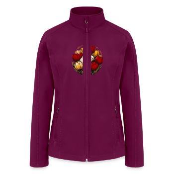 Guinea pig - Women’s Soft Shell Jacket - raspberry - Front