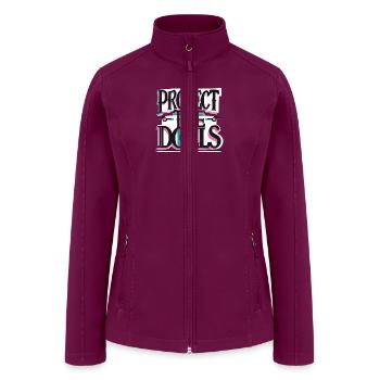 Protect the dolls - Women’s Soft Shell Jacket - raspberry - Front