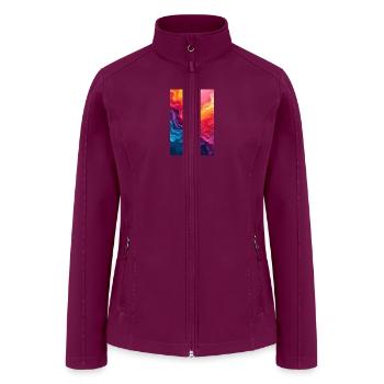 Mix colour for summer - Women’s Soft Shell Jacket - raspberry - Front