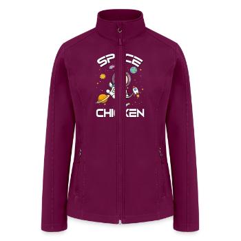 Chicken - Women’s Soft Shell Jacket - raspberry - Front