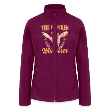 The Chicken Whisperer - Women’s Soft Shell Jacket - raspberry - Front