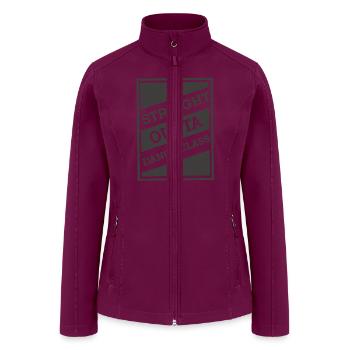 Dance Class - Straight Outta Dance T-Shirt - Women’s Soft Shell Jacket - raspberry - Front