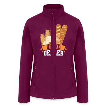Bread Maker Bread Dealer Bakery Baking Bread - Women’s Soft Shell Jacket - raspberry - Front