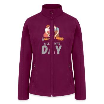 A LL SAINT'S DAY - Women’s Soft Shell Jacket - raspberry - Front