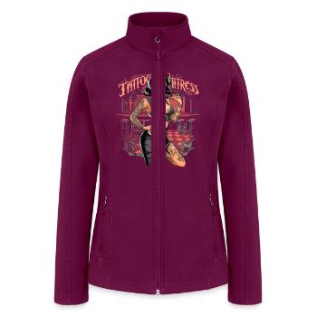 Waitressing Tattooed Waitress for a Waitress - Women’s Soft Shell Jacket - raspberry - Front