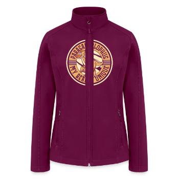 My Beak Is Unique Parasaurolophini Dinosaur - Women’s Soft Shell Jacket - raspberry - Front