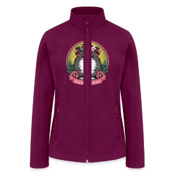 Guinea Pig MOM for a Guinea Pig Owners Guinea Pig - Women’s Soft Shell Jacket - raspberry - Front