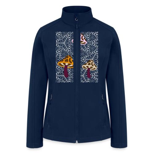 Fall Season Mushroom Designs - Women’s Soft Shell Jacket