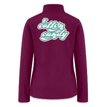 Whimsical Cotton Candy Delight - Women’s Soft Shell Jacket - raspberry - Back