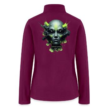 Unknown Power Alpha Alien - Women’s Soft Shell Jacket - raspberry - Back