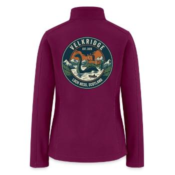 Loch Ness Monster – Velkridge - Women’s Soft Shell Jacket - raspberry - Back