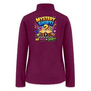 Mystery Surprise - Women’s Soft Shell Jacket - raspberry - Back