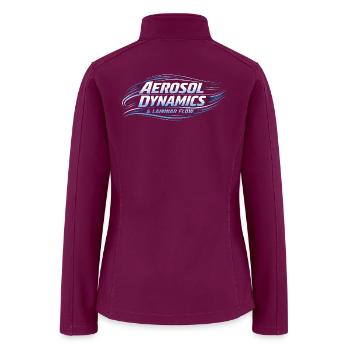 Aerosol Dynamics Air Analyst - Women’s Soft Shell Jacket - raspberry - Back