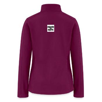 Created to Create - Women’s Soft Shell Jacket - raspberry - Back
