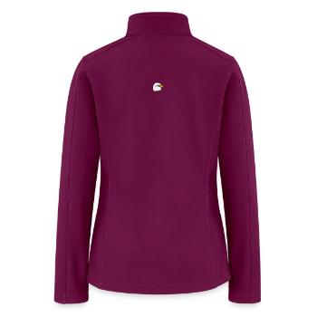 Bald Eagle Head Illustration - Women’s Soft Shell Jacket - raspberry - Back