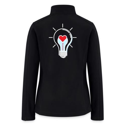 FUMCSD Heart Light Bulb - White Lines - Women’s Soft Shell Jacket
