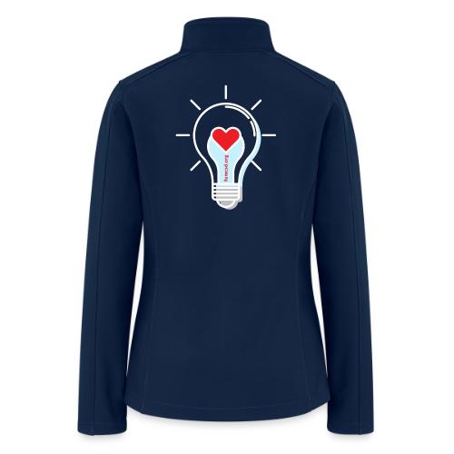FUMCSD Heart Light Bulb - White Lines - Women’s Soft Shell Jacket