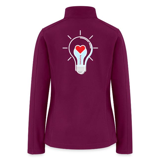 FUMCSD Heart Light Bulb - White Lines