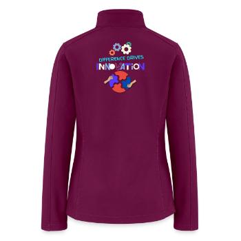 Innovation through Collaboration T-Shirt - Women’s Soft Shell Jacket - raspberry - Back