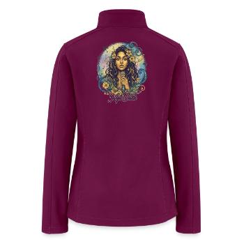 Jorja Smith Vocalist Tee - Women’s Soft Shell Jacket - raspberry - Back