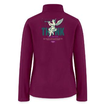 Think Thank Unlimited – Vintage Angel Streetwear D - Women’s Soft Shell Jacket - raspberry - Back