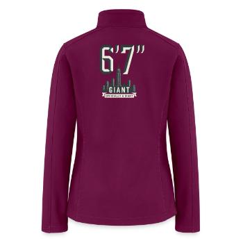 67 Giant Skyline Officially a Giant - Women’s Soft Shell Jacket - raspberry - Back