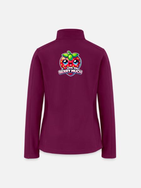 I Love you Berry much - Women’s Soft Shell Jacket - raspberry