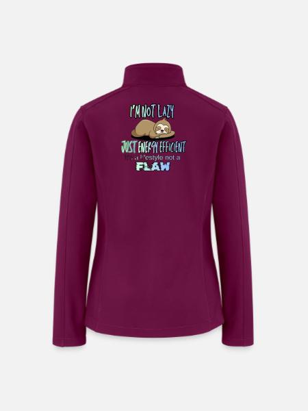 I'm not lazy - Women’s Soft Shell Jacket - raspberry