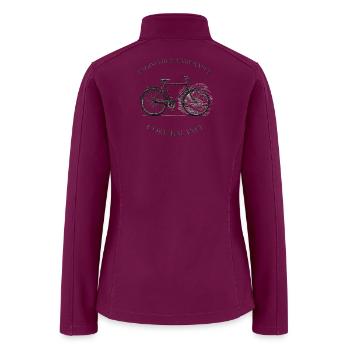 Endurance Bike Core Balance - Women’s Soft Shell Jacket - raspberry - Back