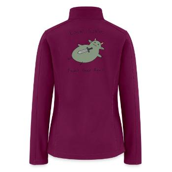 Local Goblin Found Dead Again - Women’s Soft Shell Jacket - raspberry - Back
