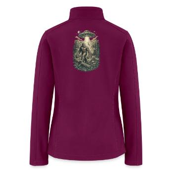 Bigfoot  - Women’s Soft Shell Jacket - raspberry - Back
