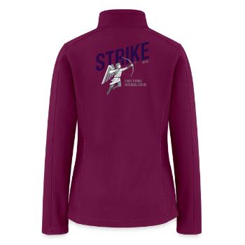 First Strike Internal Focus - Women’s Soft Shell Jacket - raspberry - Back
